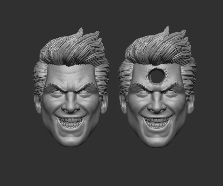 Reverse Flash Unmasked - Head for Action Figures 3D print model