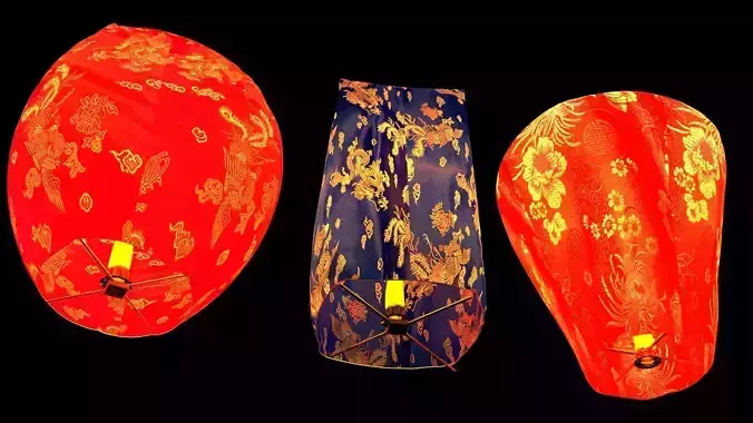 Chinese sky lantern 