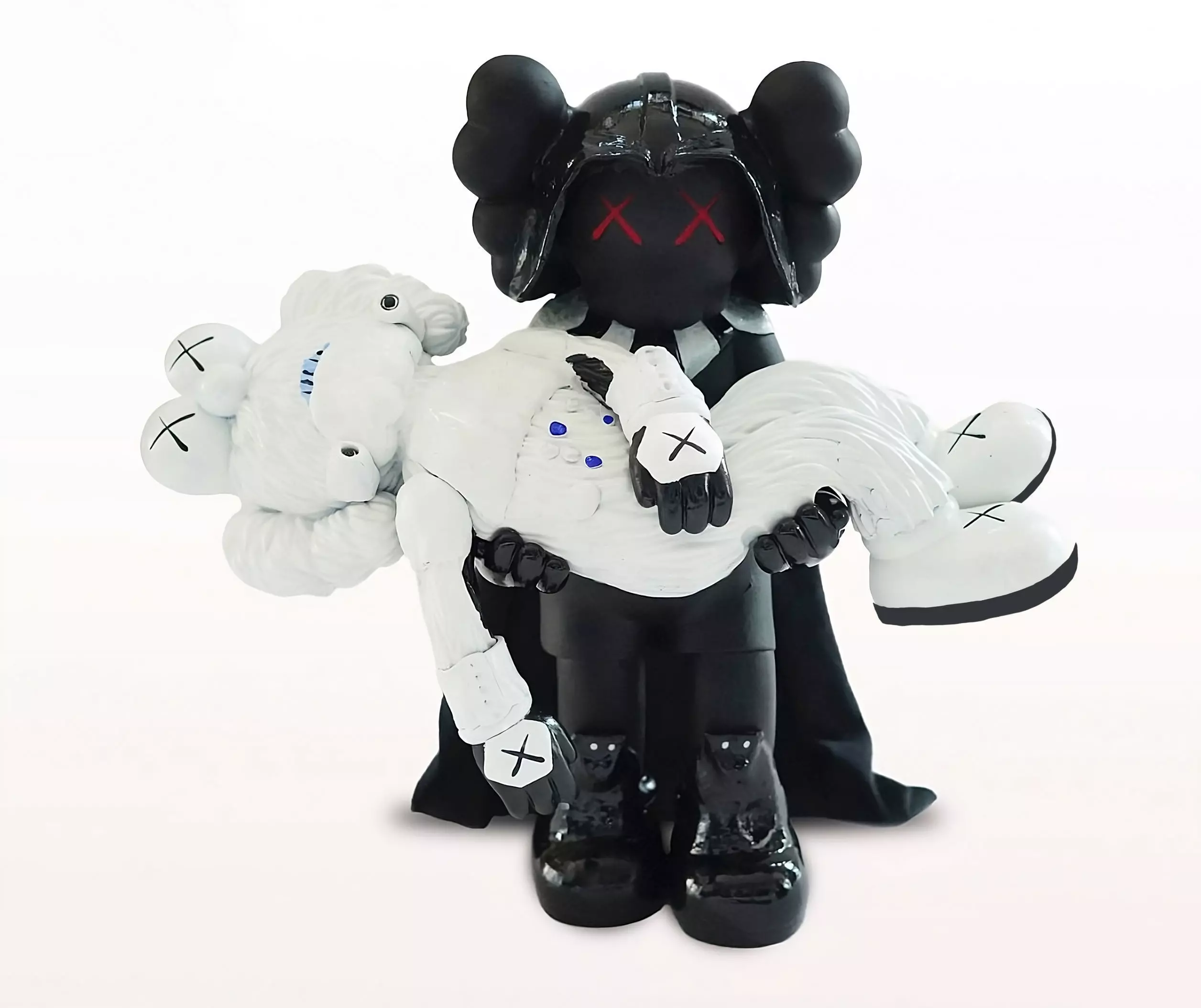 Kaws Gone Darth Vader and BFF Stormtrooper for Print 3D print model