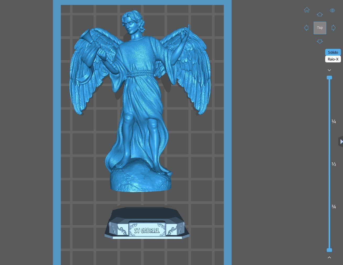 Archangel Angel Gabriel 3D print model_10