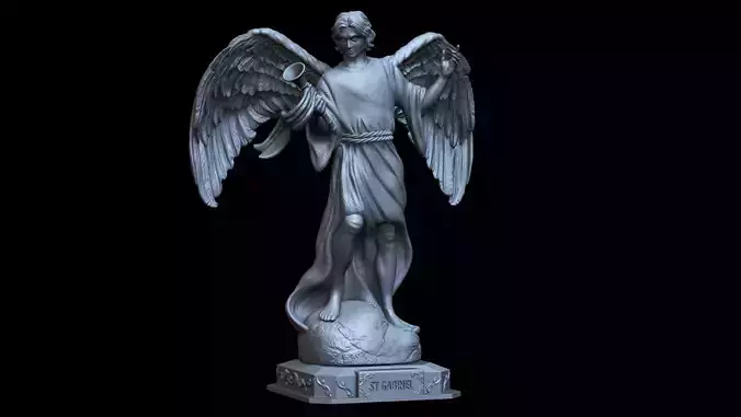 Archangel Angel Gabriel 3D print model