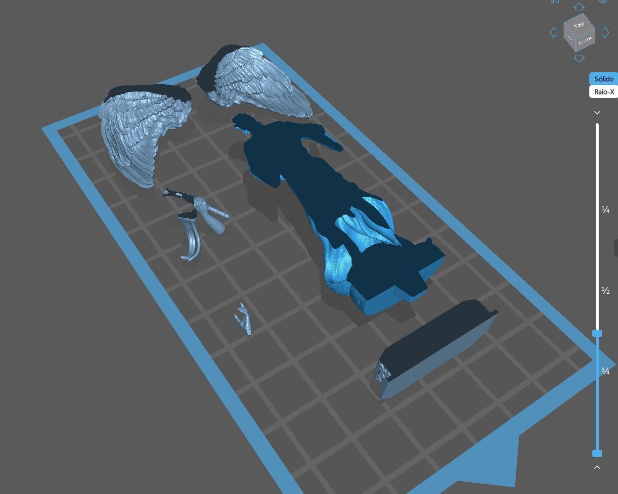 Archangel Angel Gabriel 3D print model_17