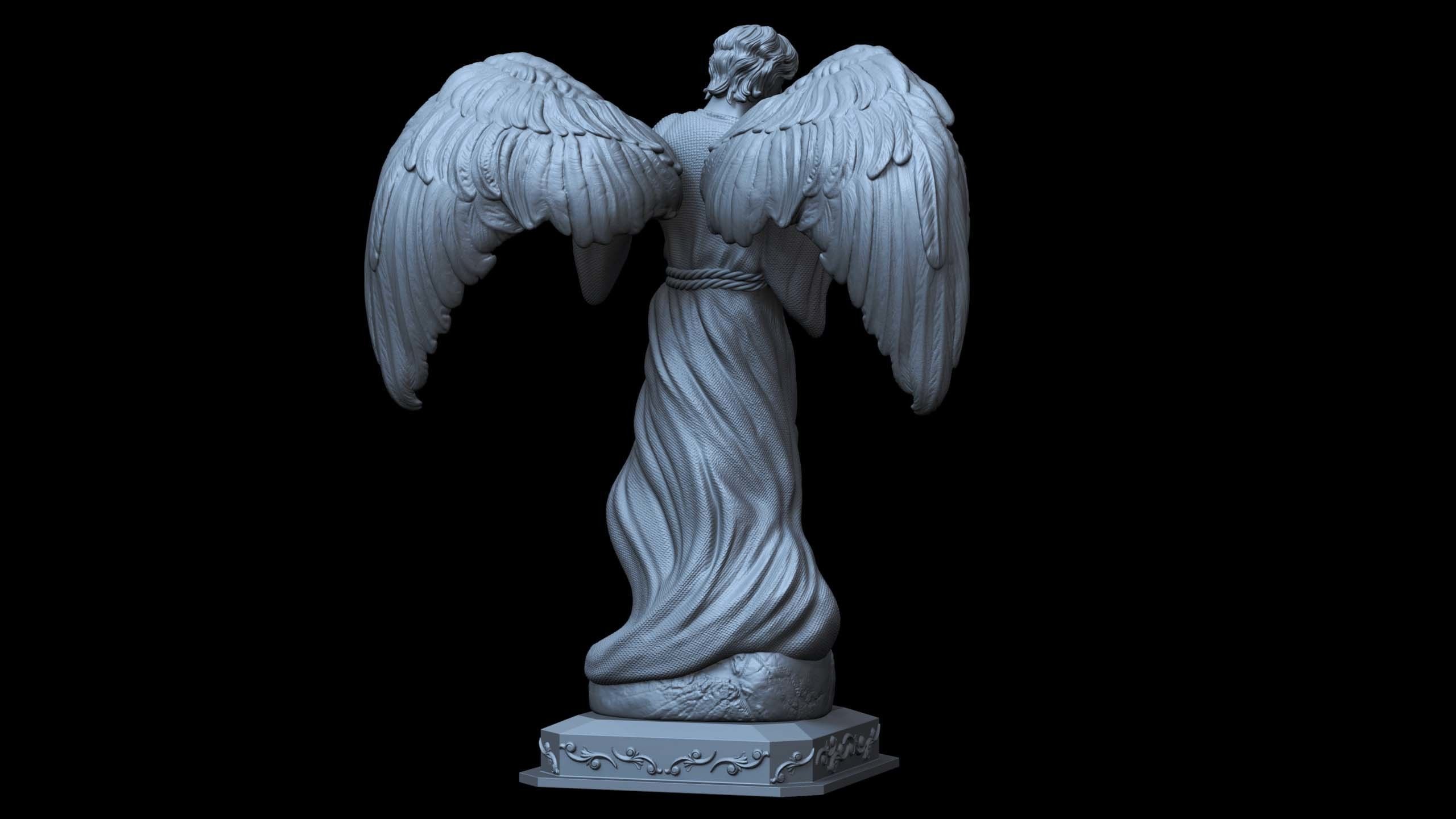 Archangel Angel Gabriel 3D print model_3