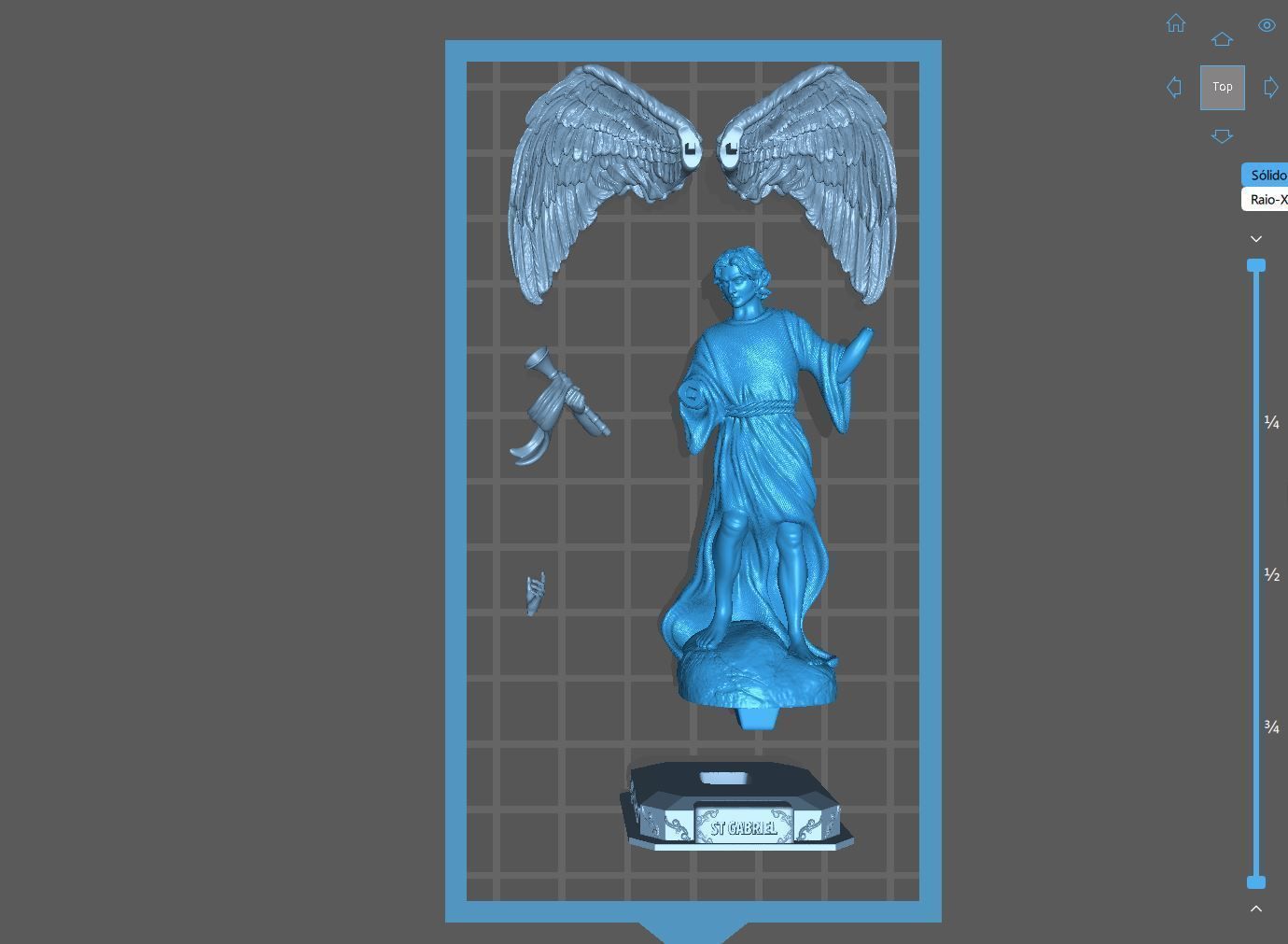 Archangel Angel Gabriel 3D print model_16