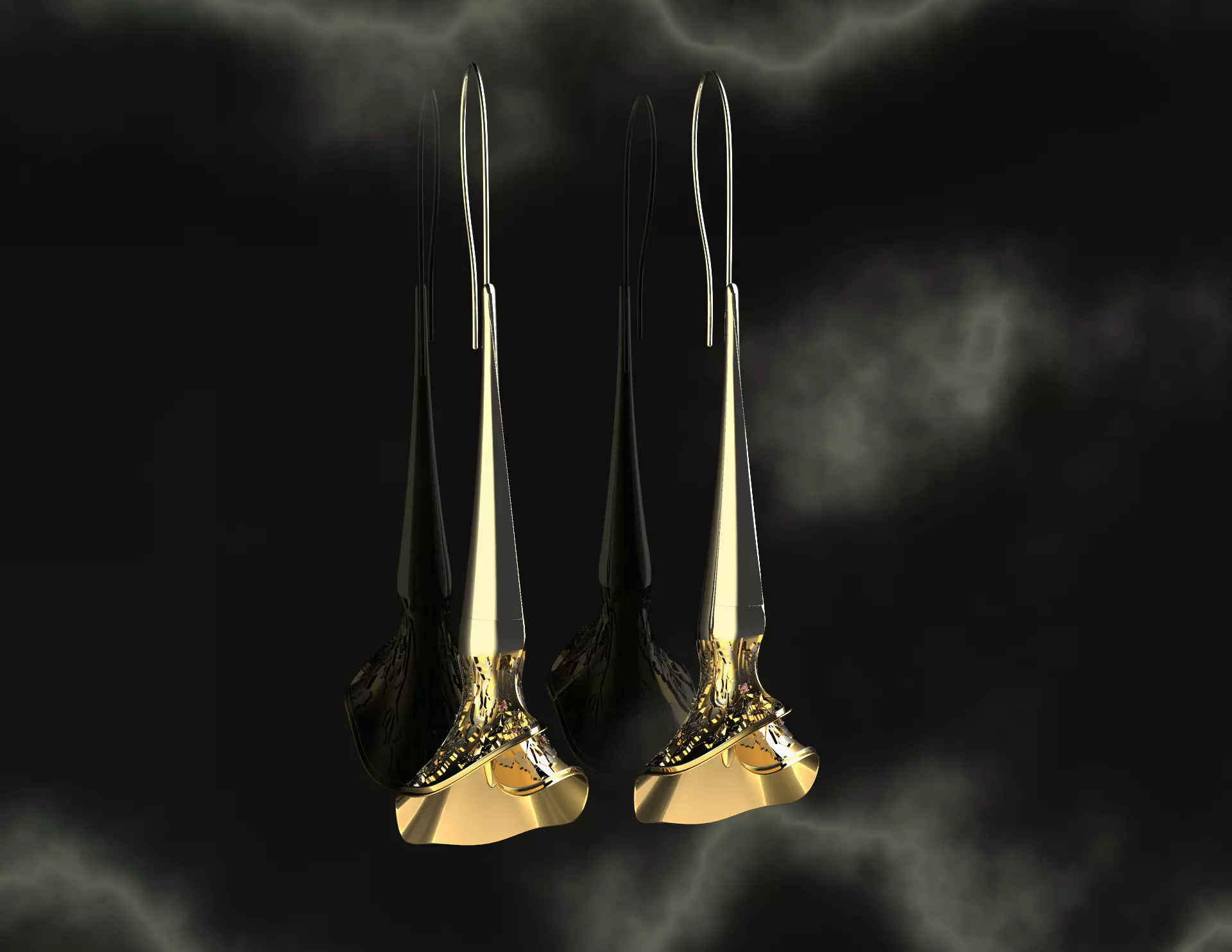 Earrings little Free 3D model