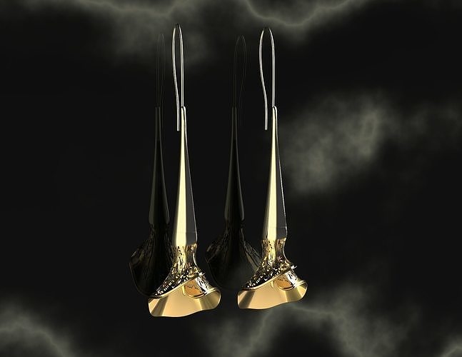 Earrings little  Free 3D model