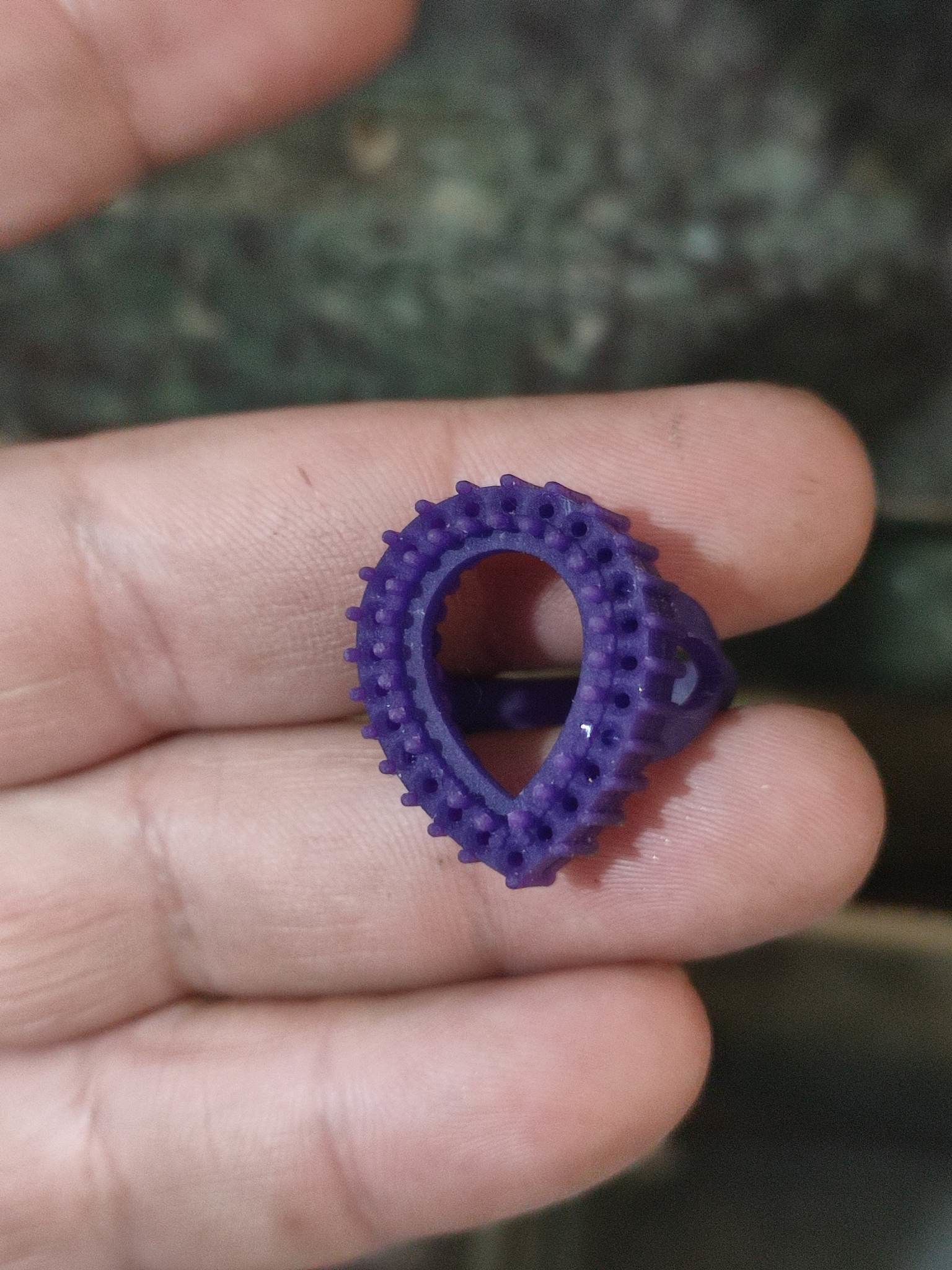 beautiful princess ring 3D print model_2