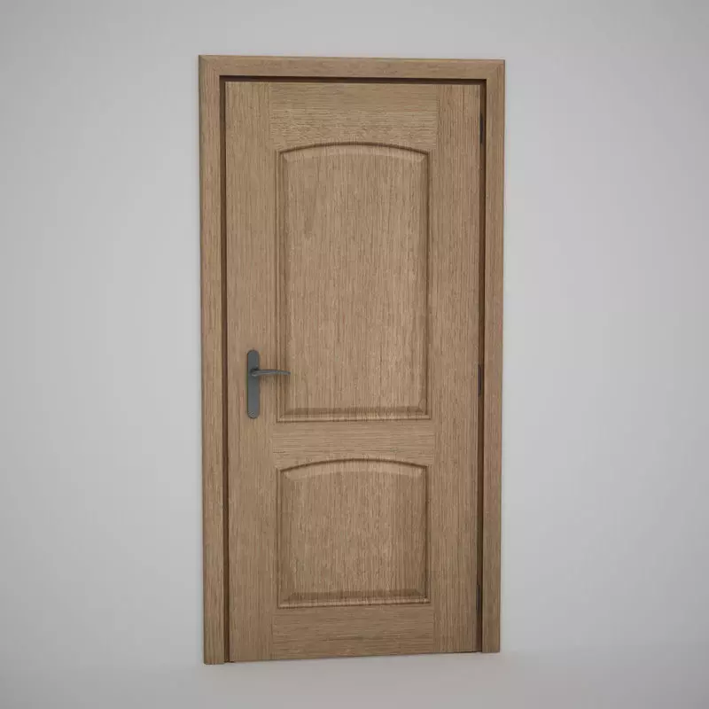 CGAxis Door 3D model_0