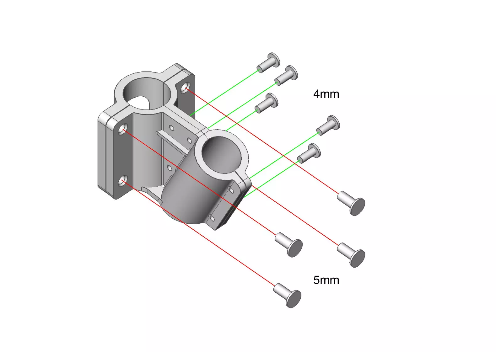 Additional carbon bars for the Matrice 300 RTK 3D print model