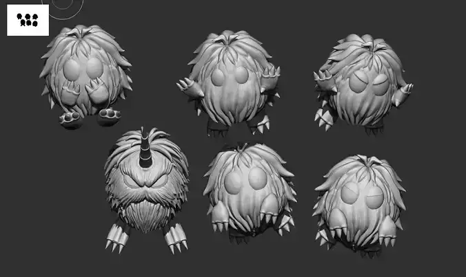 KURIBOH COLLECTION - YU GI OH 3D PRINT MODEL