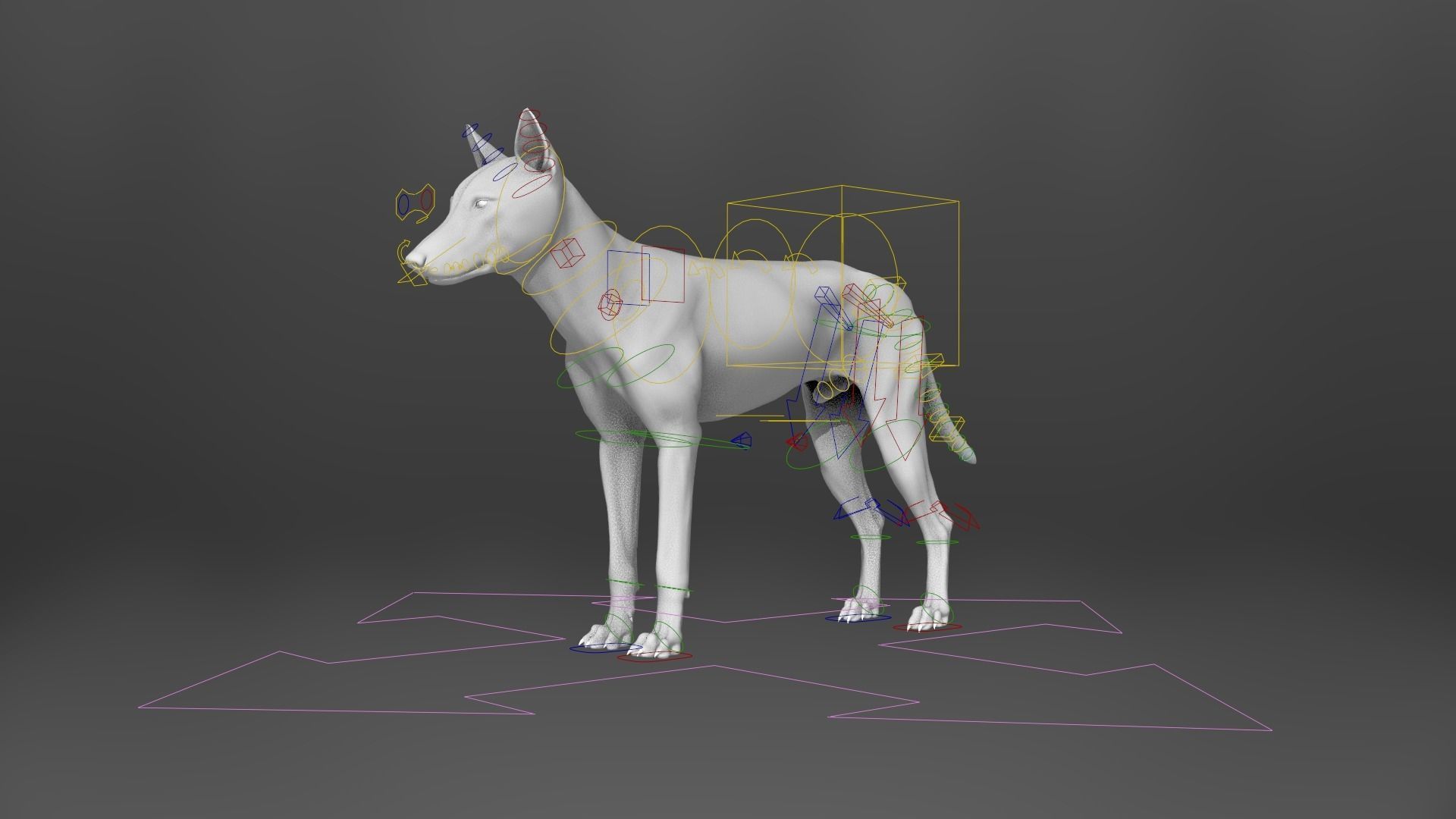 Wolf Animation VFX Grace 3D model_18