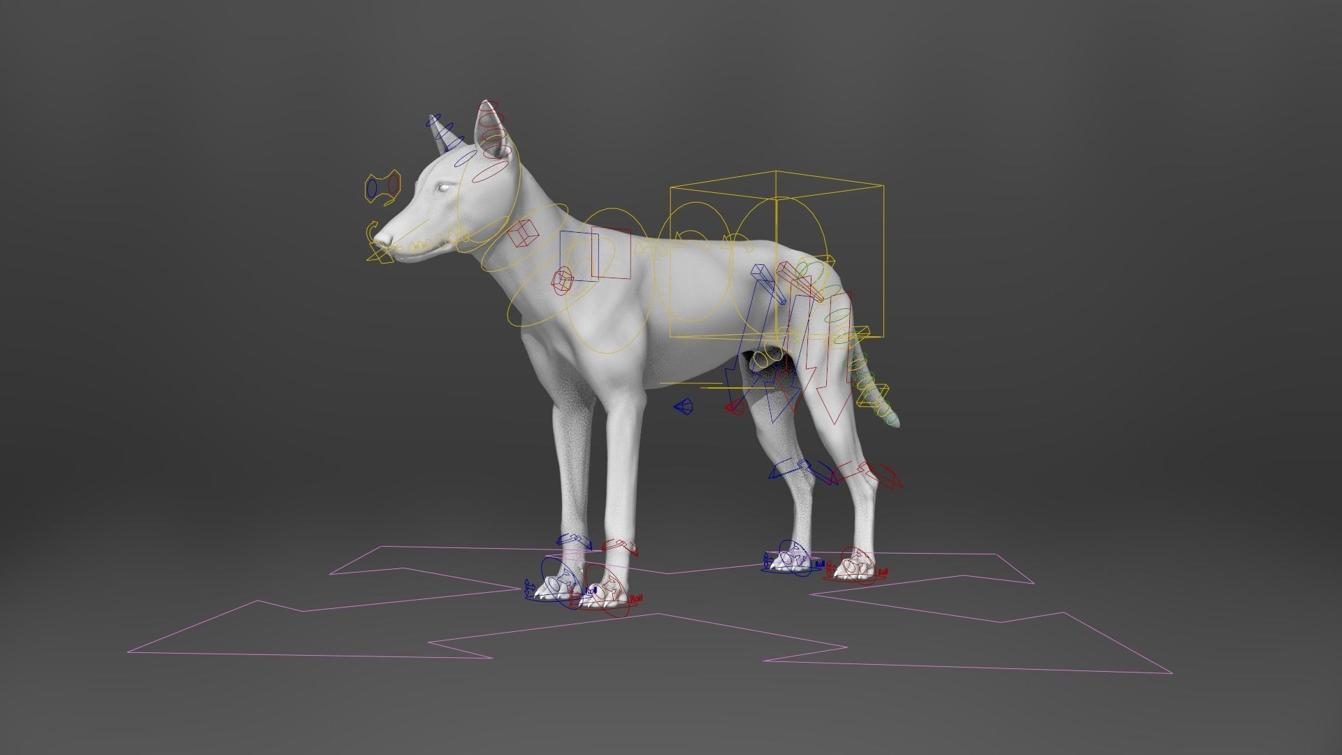 Wolf Animation VFX Grace 3D model_17