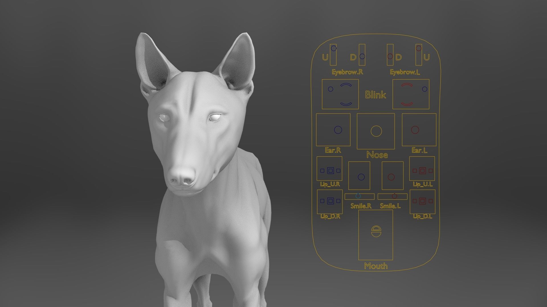 Wolf Animation VFX Grace 3D model_23