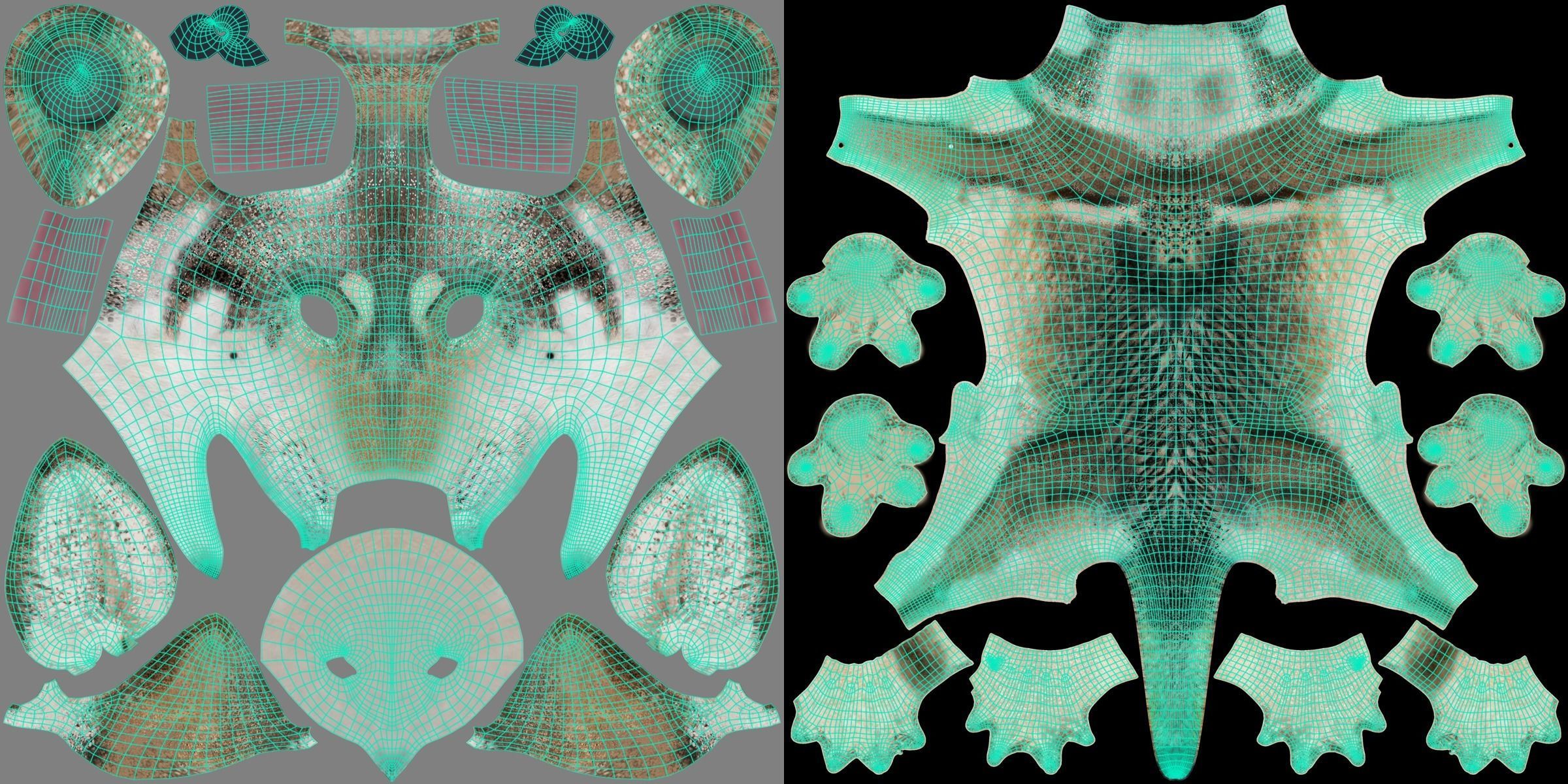 Wolf Animation VFX Grace 3D model_25