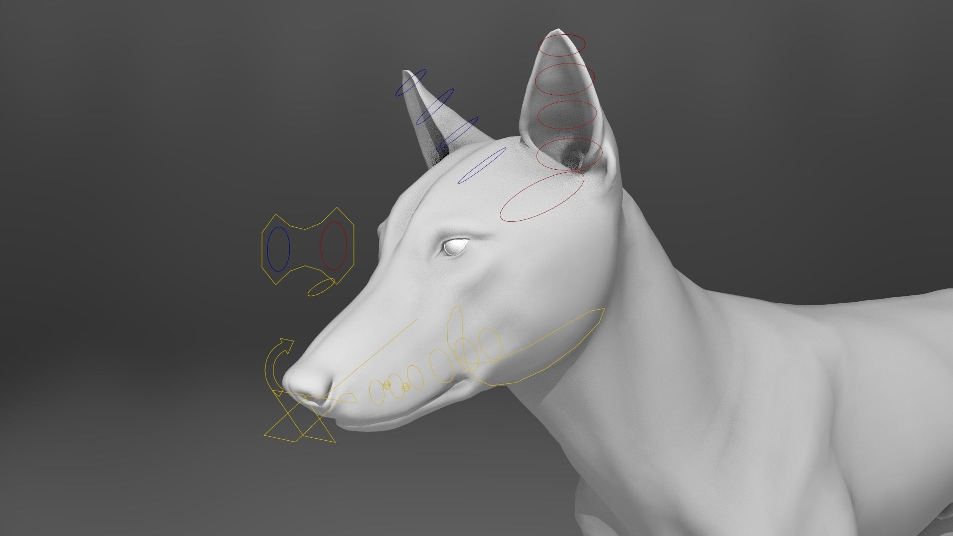 Wolf Animation VFX Grace 3D model_21