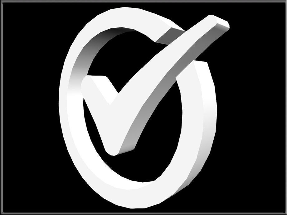 CHECK MARK ICON 02 Low-poly 3D model_3