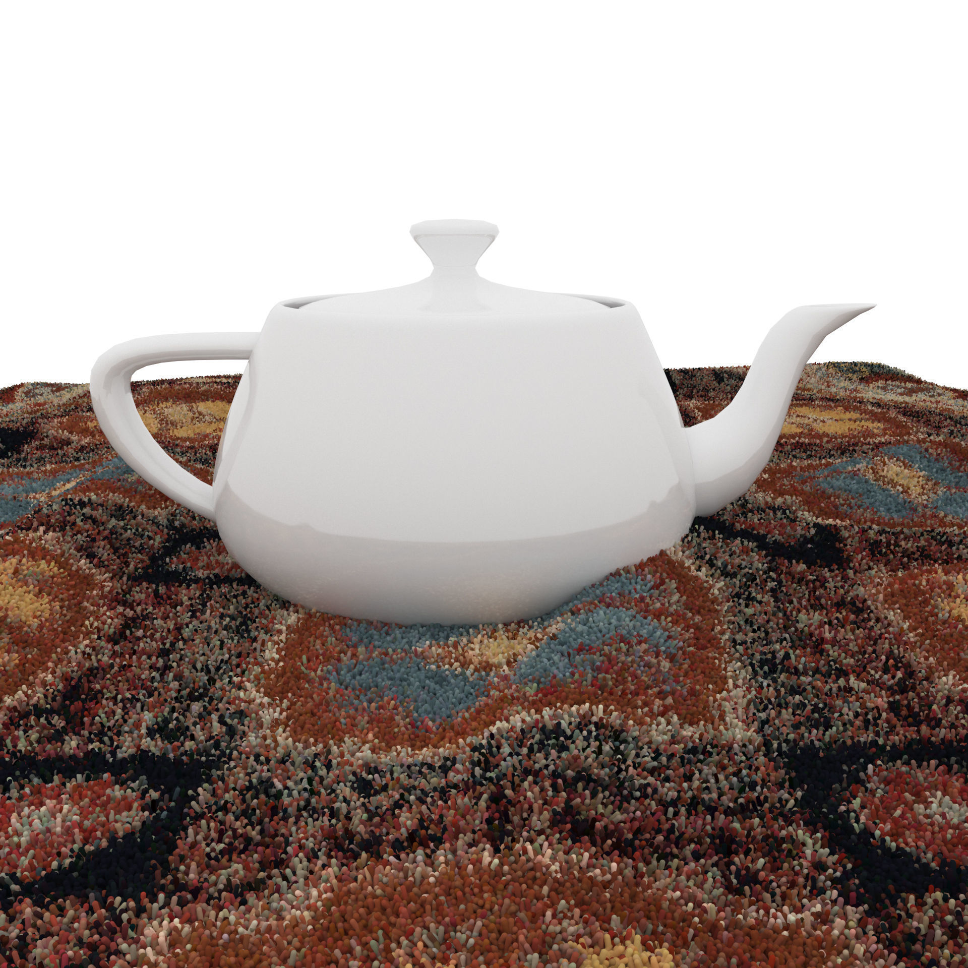 Rugs No 879 Low-poly 3D model_6