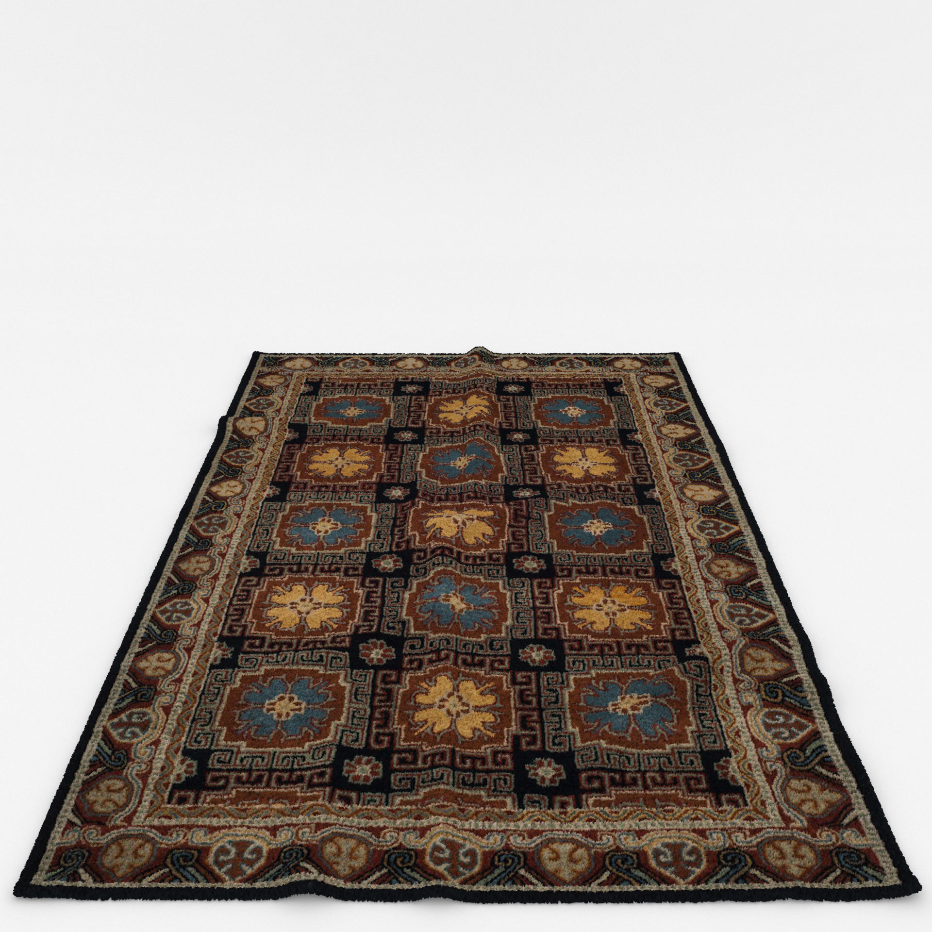 Rugs No 879 Low-poly 3D model_7