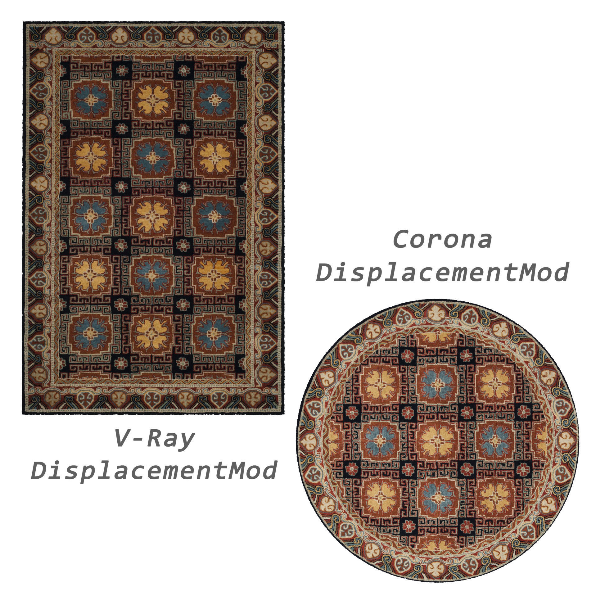 Rugs No 879 Low-poly 3D model_2