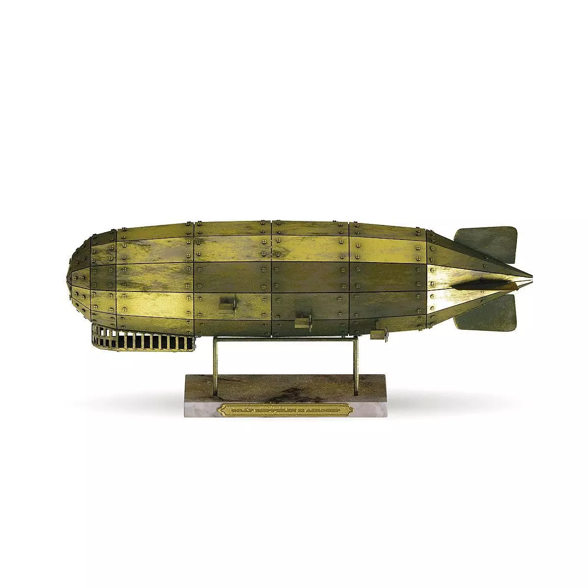 Airship Graf Zeppelin handmade model 3D model_0
