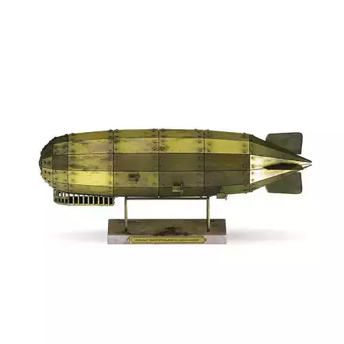 Airship Graf Zeppelin handmade model 3D model