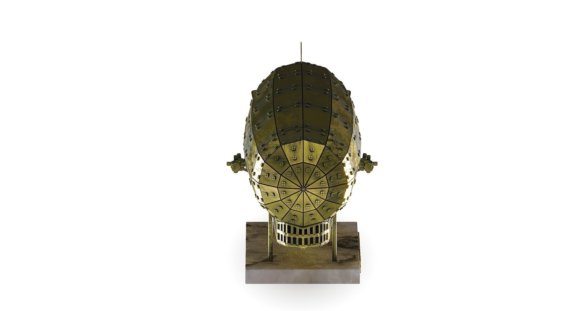 Airship Graf Zeppelin handmade model 3D model_6