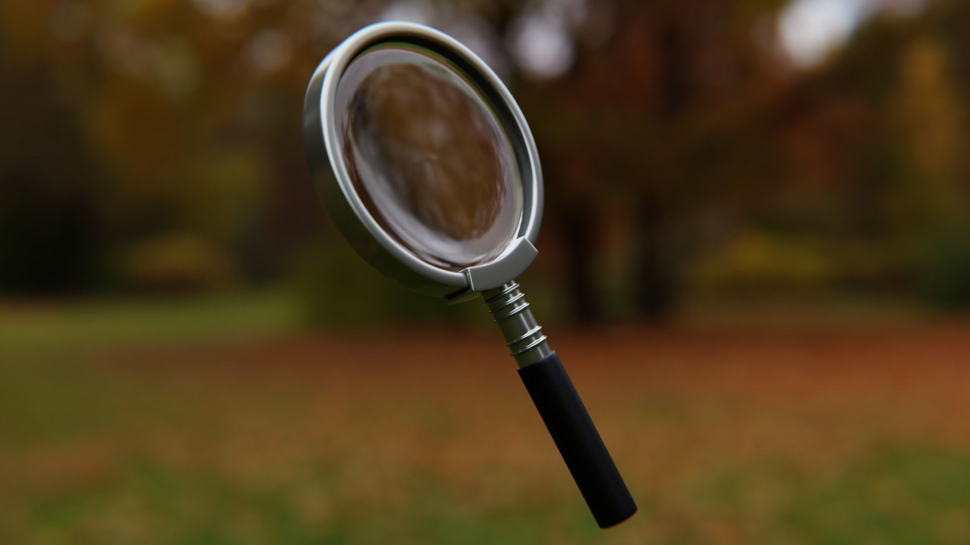 Realistic Magnifying Glass - High Poly 3D Prop Model 3D model_4