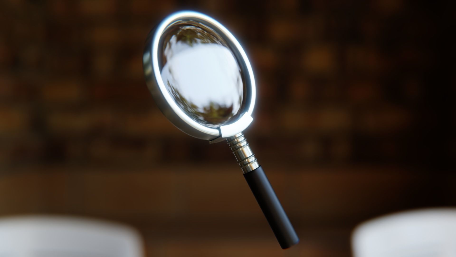 Realistic Magnifying Glass - High Poly 3D Prop Model 3D model_3