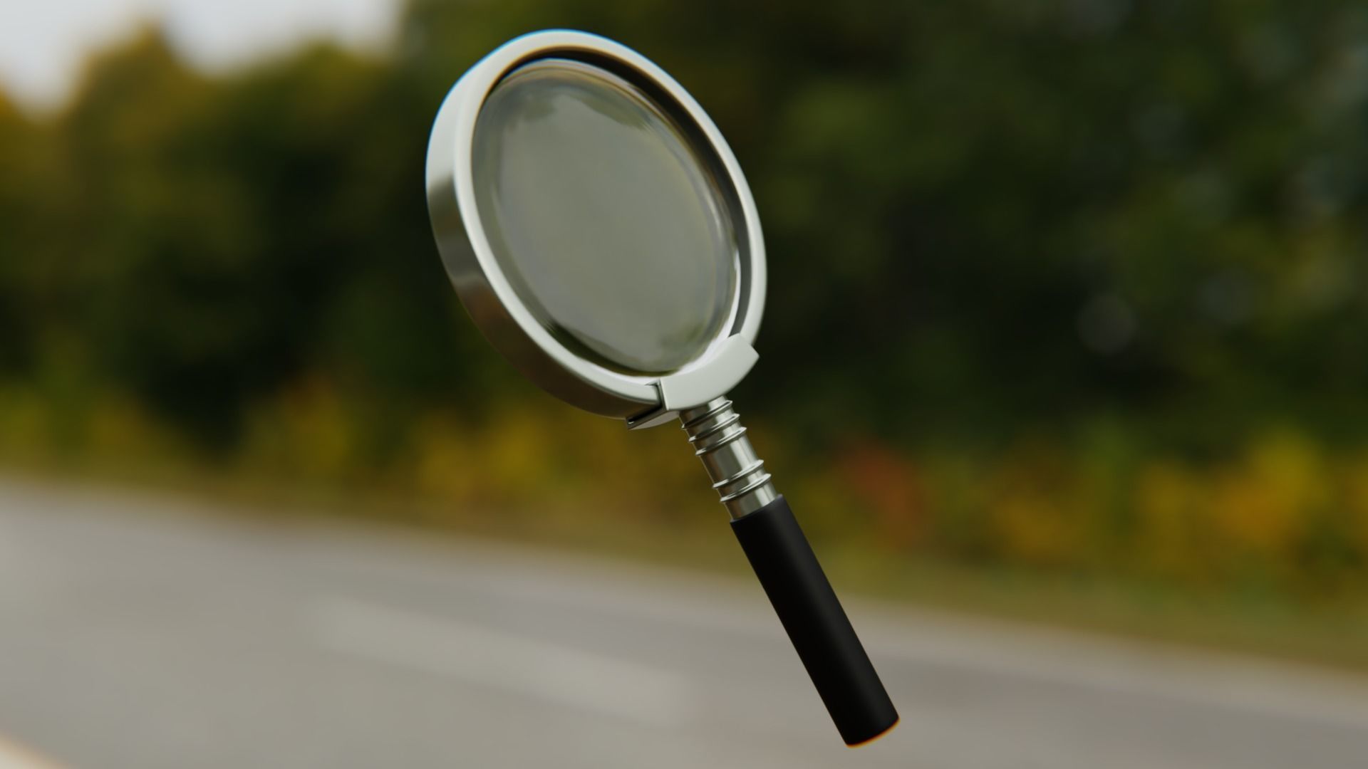Realistic Magnifying Glass - High Poly 3D Prop Model 3D model_2