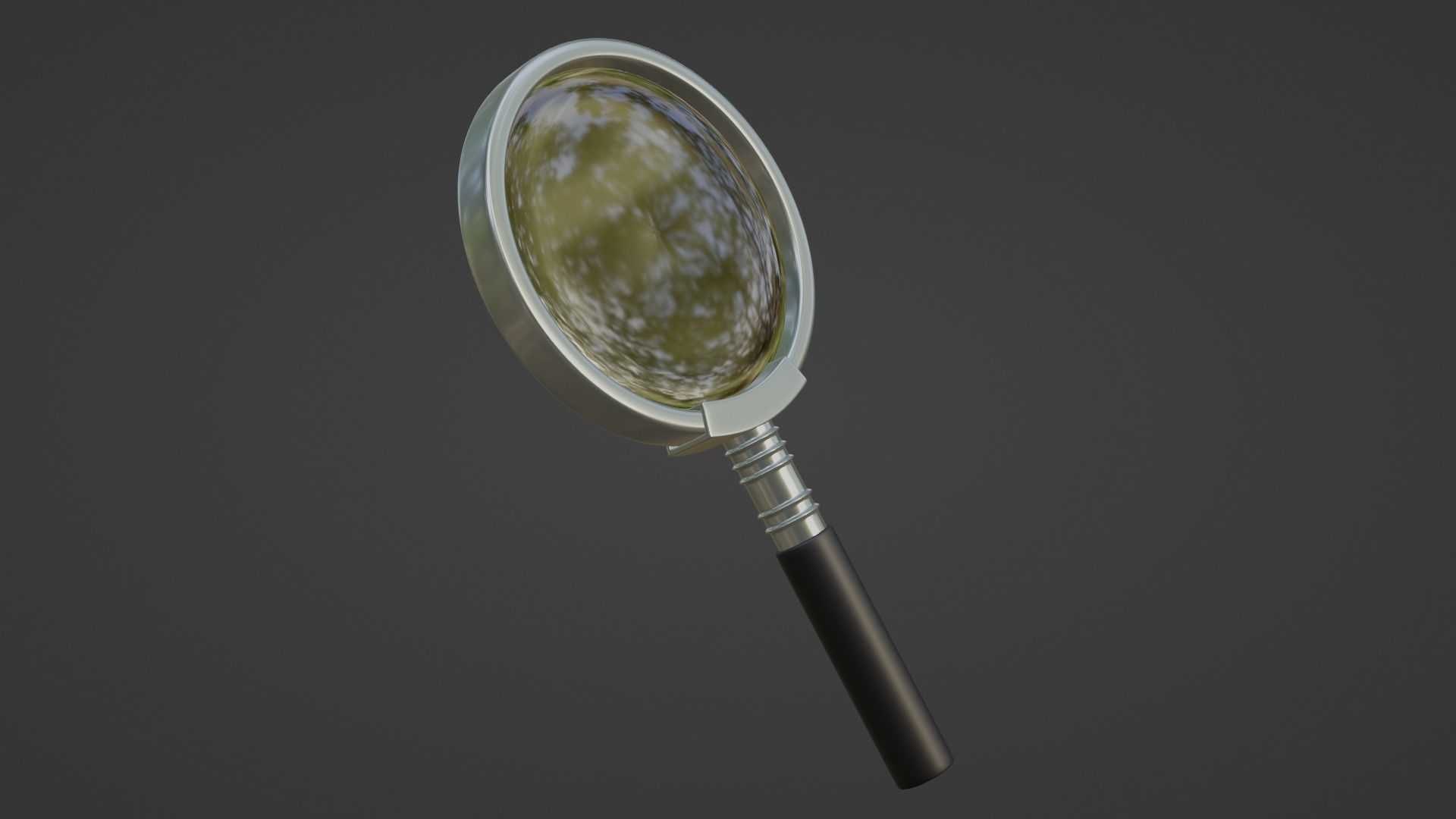 Realistic Magnifying Glass - High Poly 3D Prop Model 3D model_10
