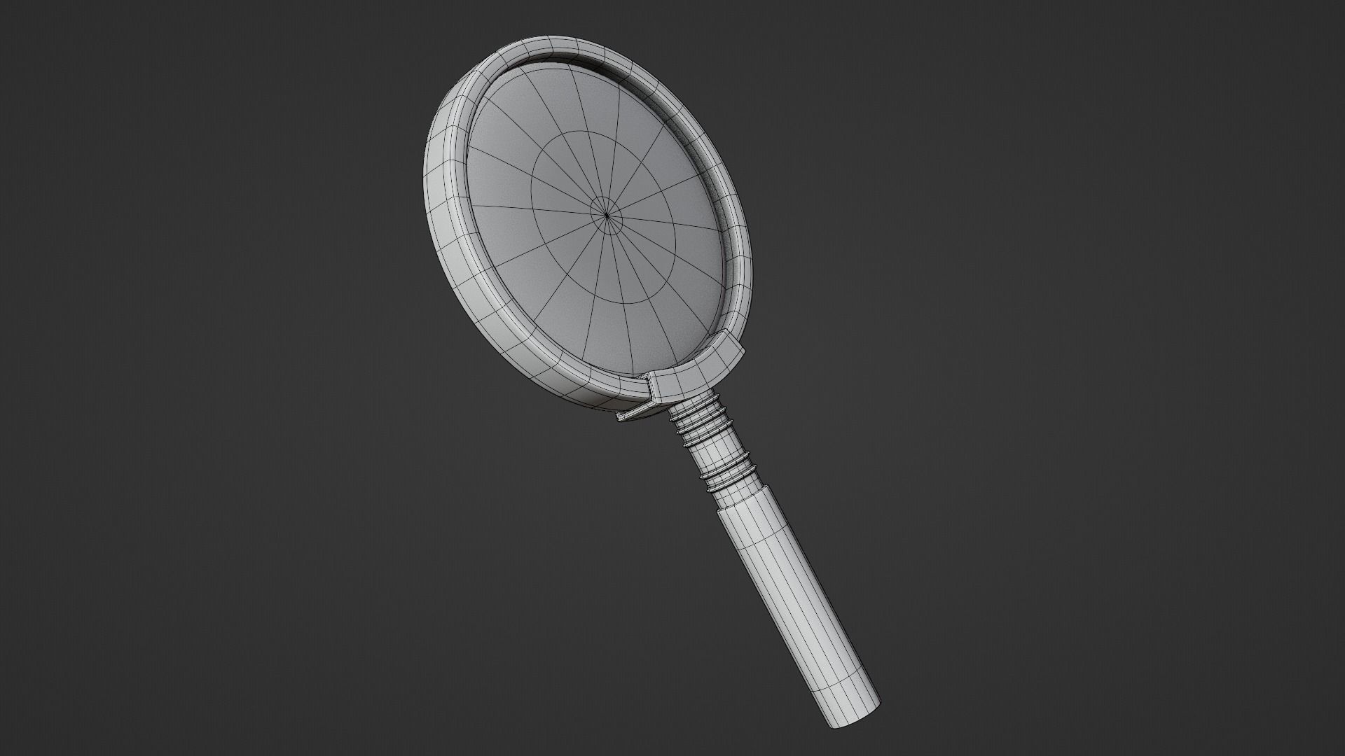 Realistic Magnifying Glass - High Poly 3D Prop Model 3D model_8