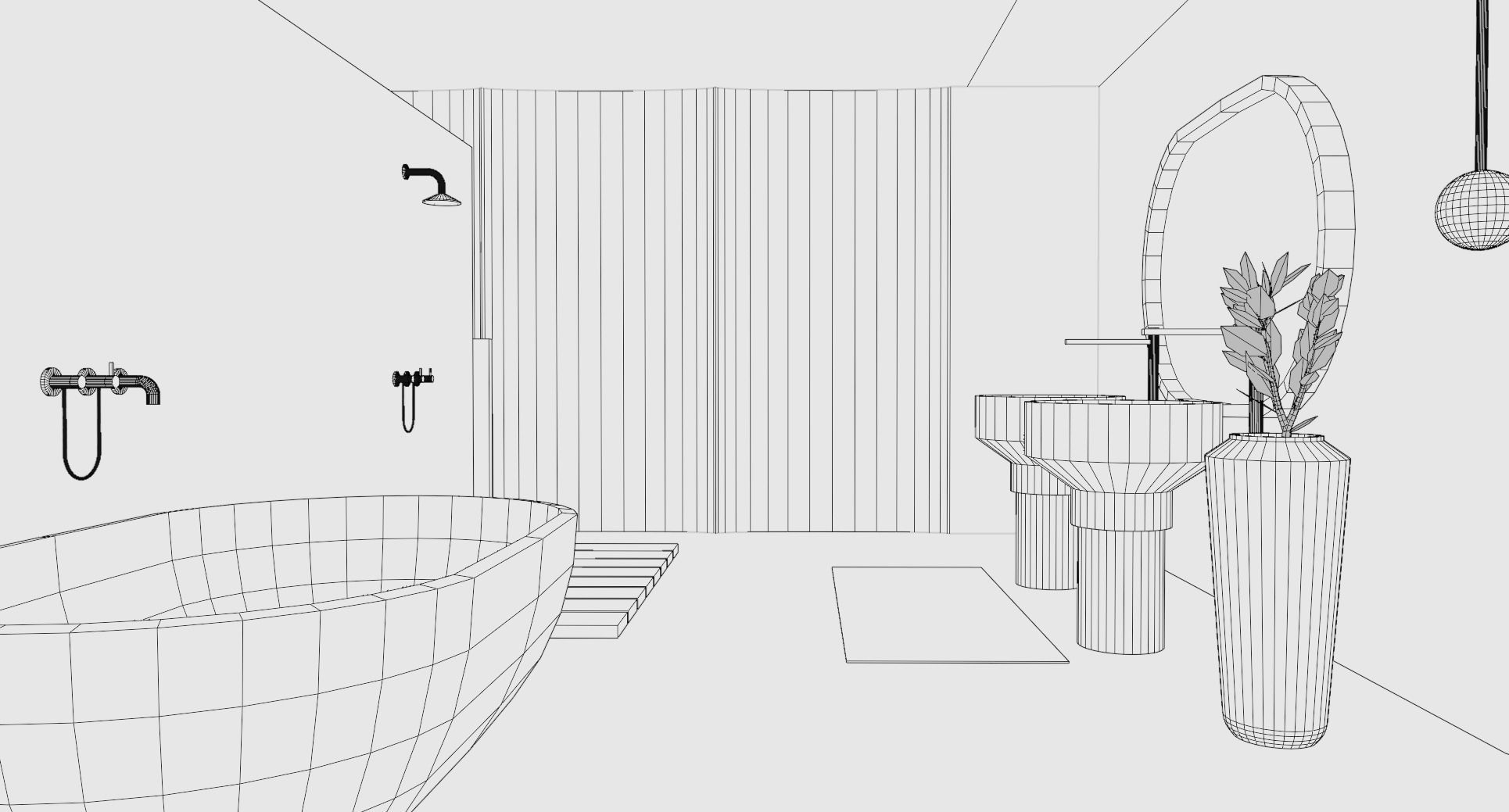 VR Morden Loft 3D model_15