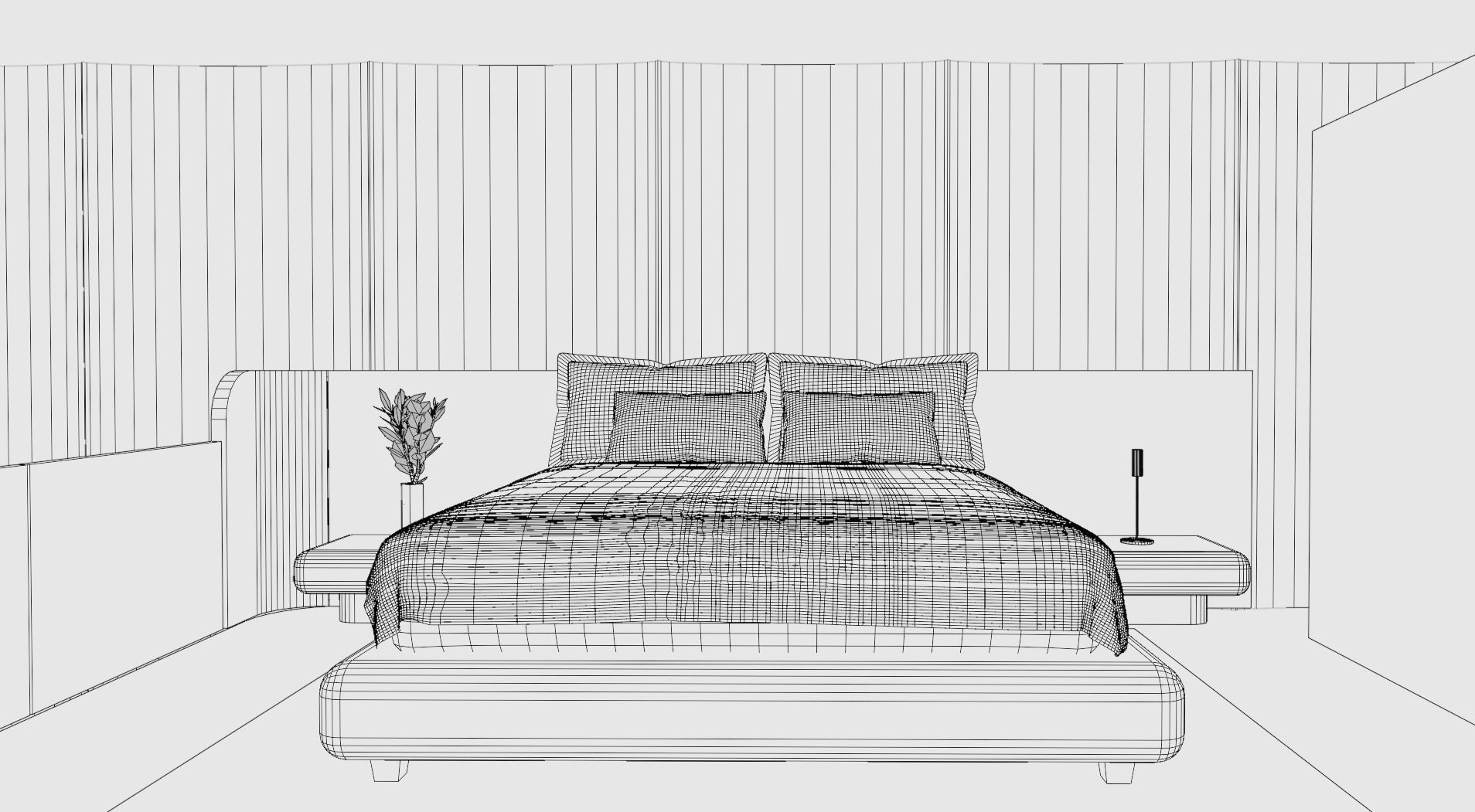 VR Morden Loft 3D model_14