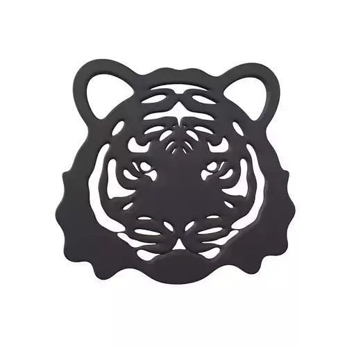 Tiger Head Emblem V1 001