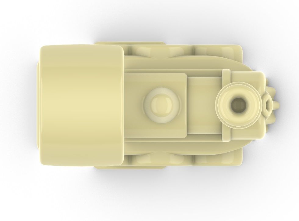 Locomotive train 3D print model_2