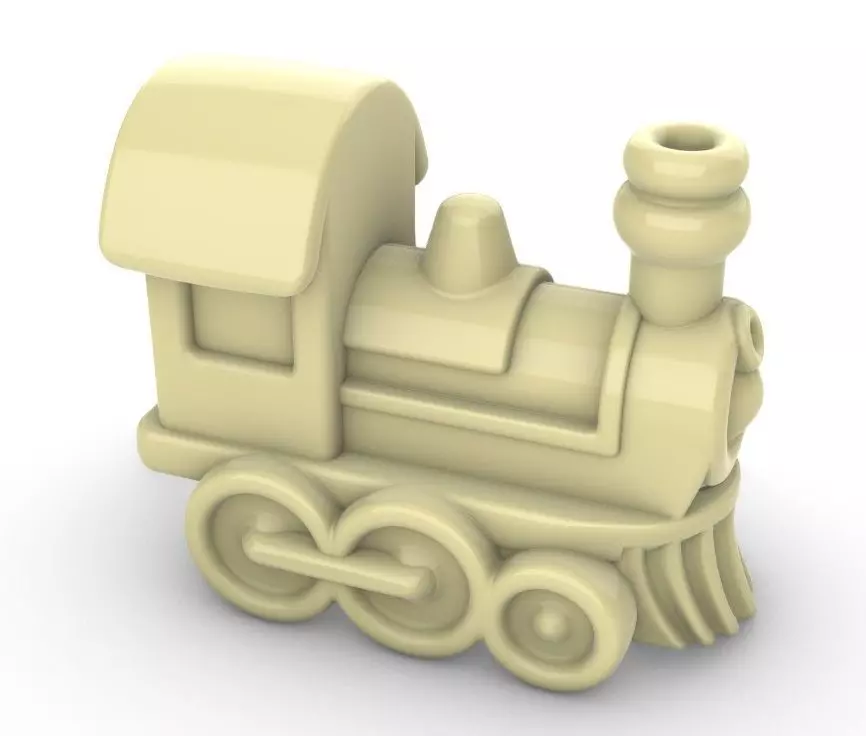 Locomotive train 3D print model_0