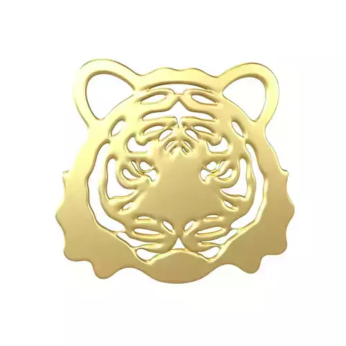 Tiger Head Emblem V1 003