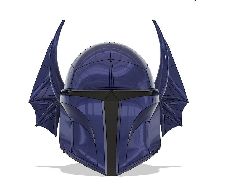 Dungeons and Dragons Warduke Mandalorian Helmet 3D print model_5