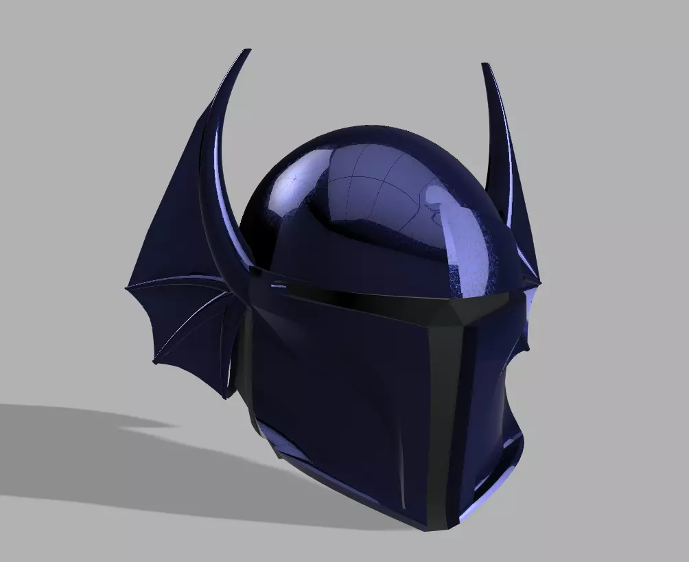 Dungeons and Dragons Warduke Mandalorian Helmet 3D print model_0