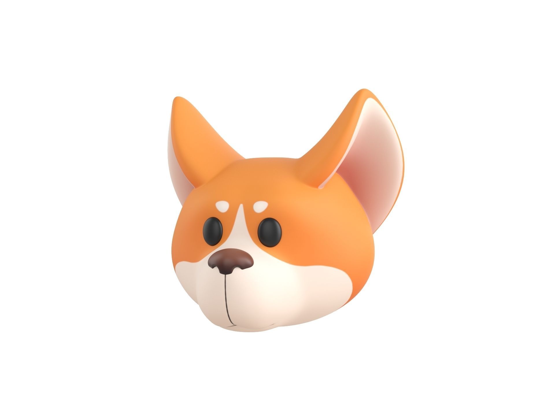 Pack005 Animal Head Pack 2 3D model_8