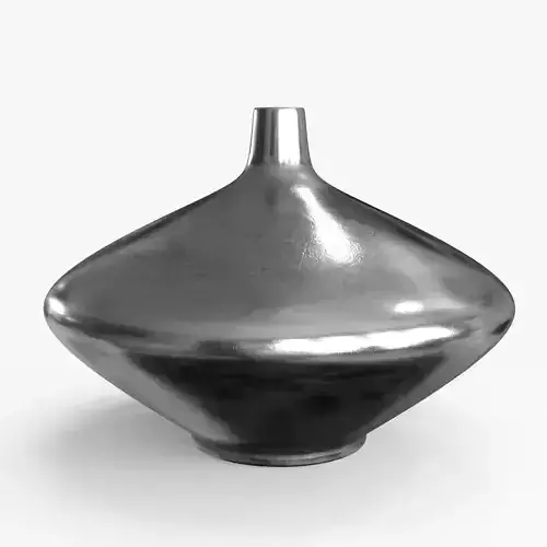 Metal Vase Low-poly 3D model