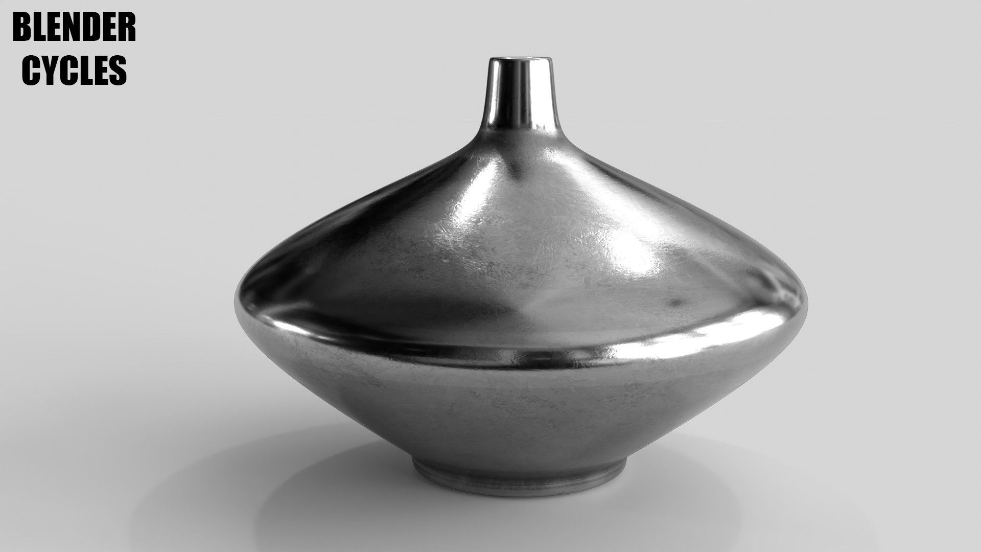 Metal Vase Low-poly 3D model_15