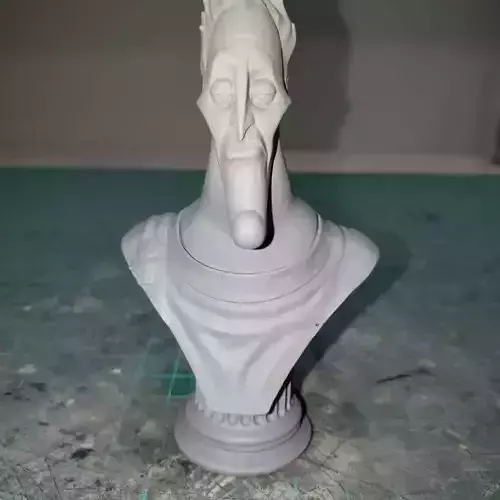 Hades bust STL 3D print model