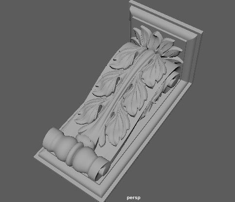 pilaster 3D model_4