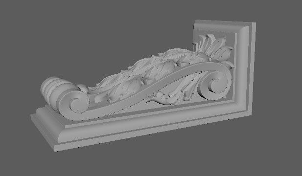 pilaster 3D model_2