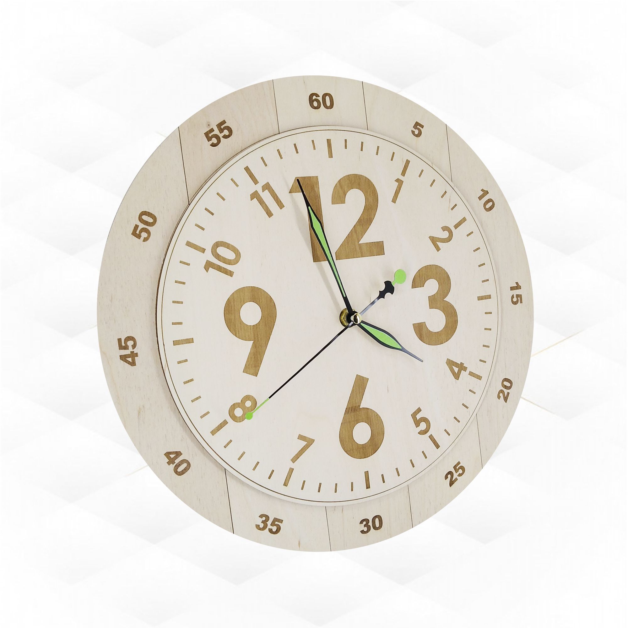 Gift wall clocks unique items svg dxf design laser cutting 3D print model_4