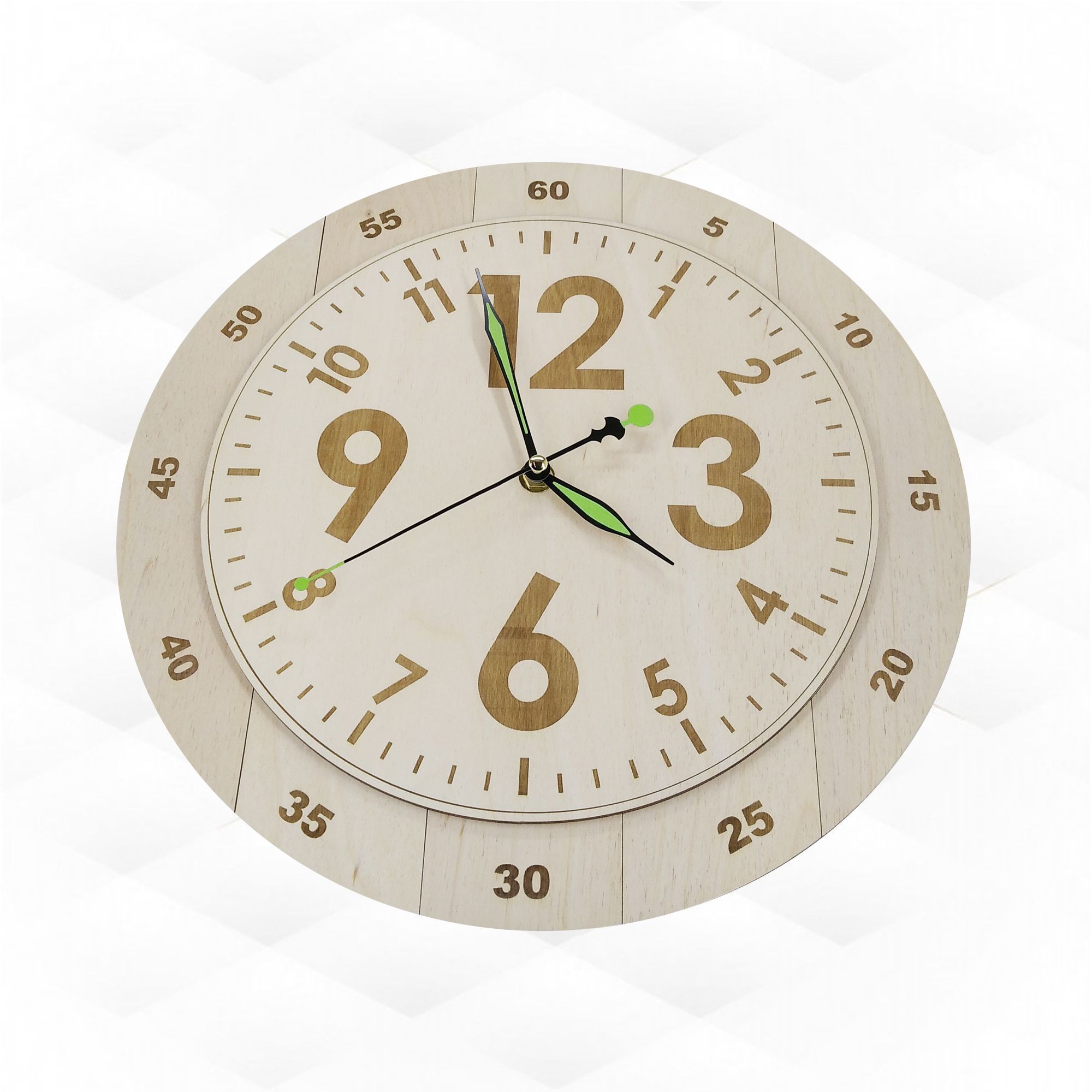 Gift wall clocks unique items svg dxf design laser cutting 3D print model_1