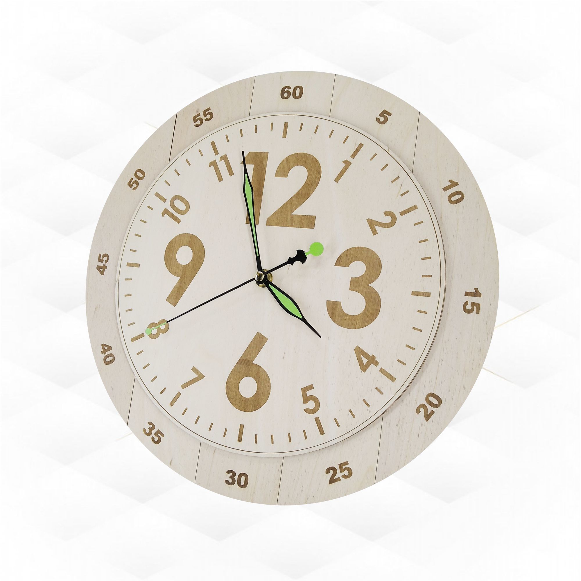 Gift wall clocks unique items svg dxf design laser cutting 3D print model_3