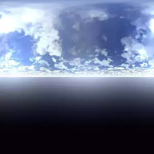 4K HDRI Sky of Southern CA at Noon Free 3D model