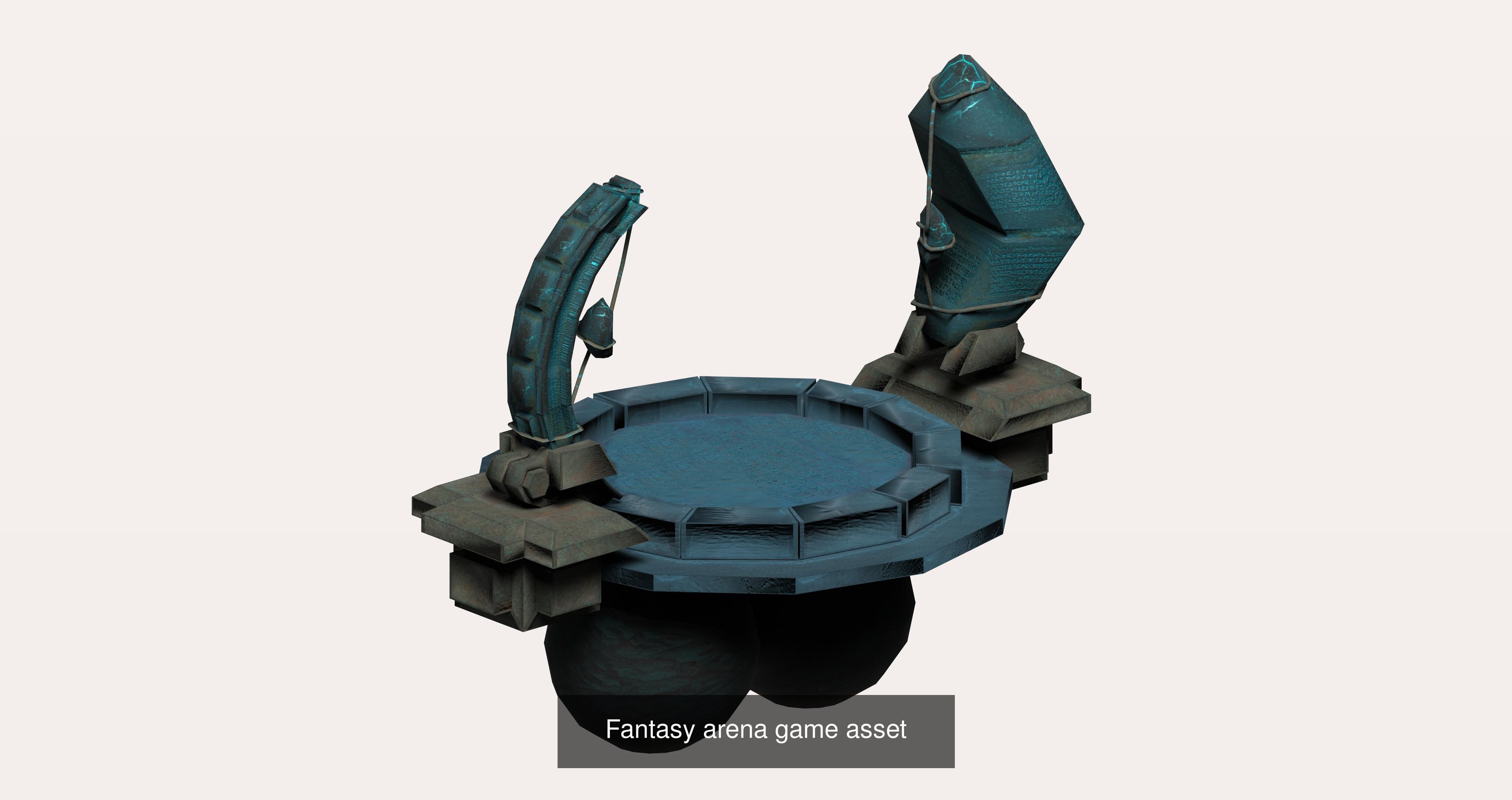 20 sci-fi and industrial platform stair pack 3D Model Collection_4